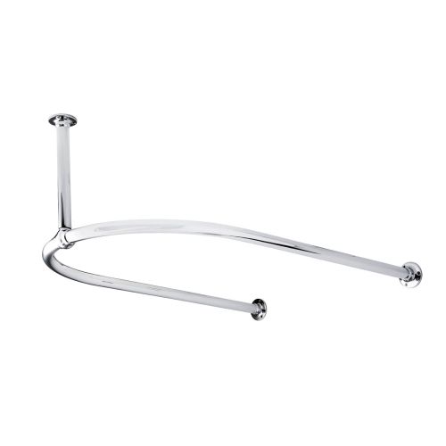 Hudson Reed Open Ended Shower Ring for Shower Curtain - Chrome 1037x642mm (18514)