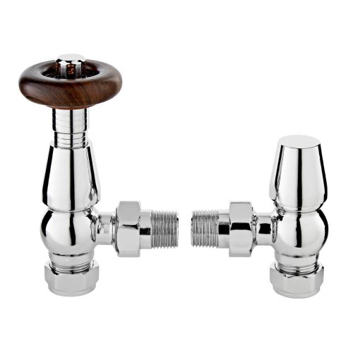 Hudson Reed Camden Angled Thermostatic Valve - Chrome (18520)