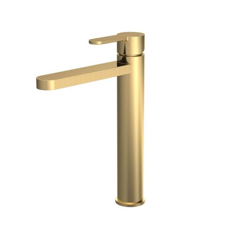 Nuie Arvan Tall Basin Mixer ARV870 - Brushed Brass (13546)