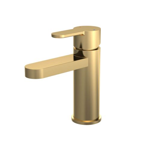 Nuie Arvan Basin Mixer inc. Waste ARV805 - Brushed Brass (13545)