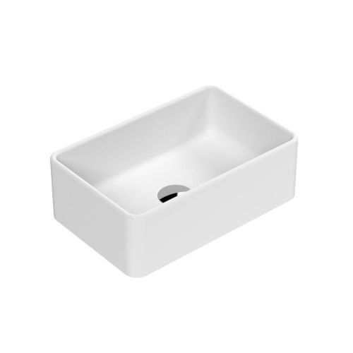 Hudson Reed Rectangular Vessel - Matt White 120x365x235mm (18671)