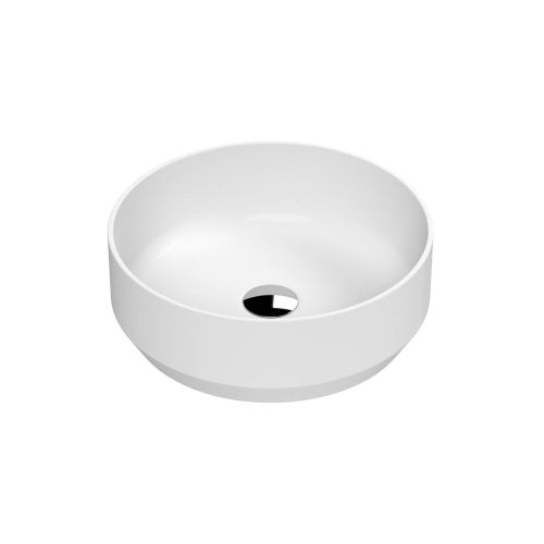 Hudson Reed Round Vessel - Matt White 120x350x350mm (18680)