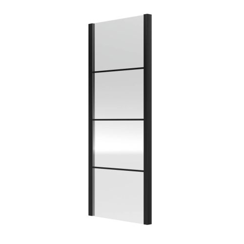 Hudson Reed Apex 800mm Side Panel - Matt Black (18694)