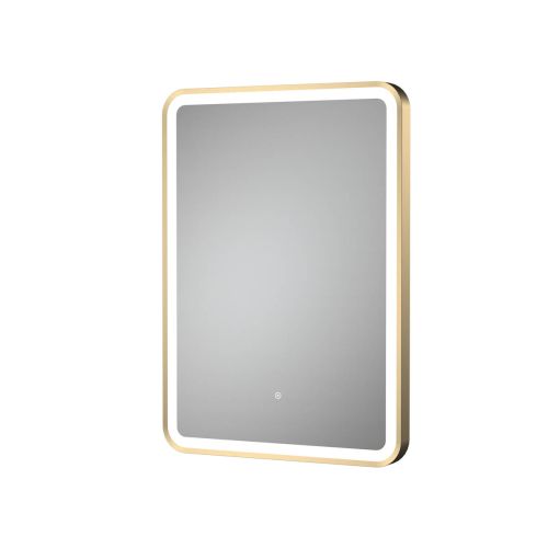 Hudson Reed 700 x 500mm LED Mirror - Brushed Brass (13042)