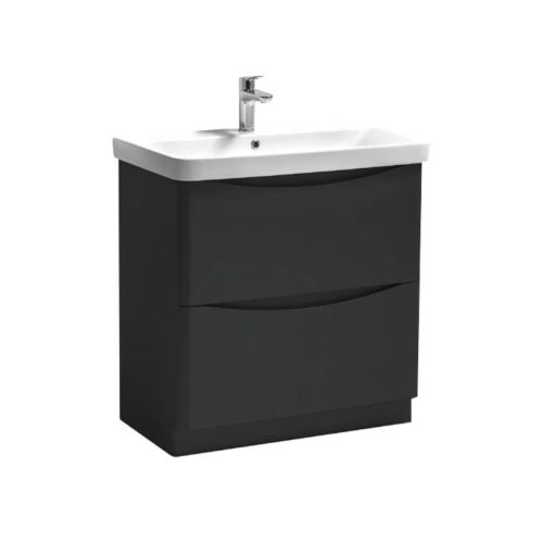 Josef Martin HAPPI 800m Floorstanding Vanity Unit & Basin - Anthracite