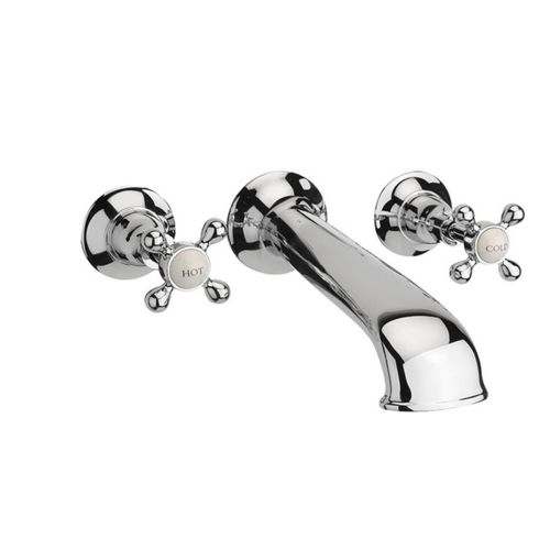 Sagittarius Kensington Wall Mounted 3 Hole Bath Filler (22103)