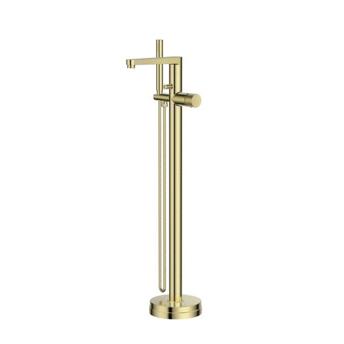 Koko Freestanding Bath Shower Mixer - Brushed Brass (22037)