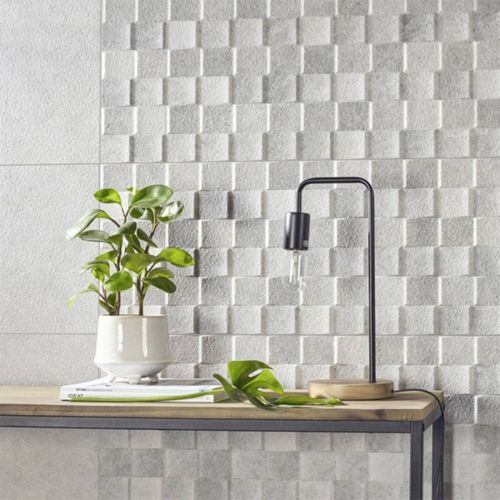 Kalos Rel Grey 33 x 100cm Ceramic Wall Tile - 1.33sqm perbox (3134)