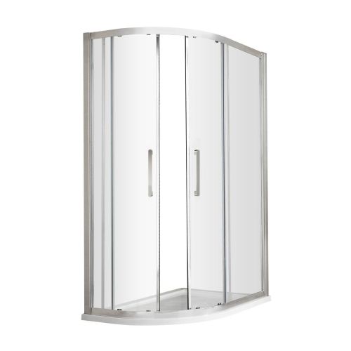 Hudson Reed Apex 900 x 800mm Offset Quadrant Shower Enclosure with Round Handle M9080QH4 (13358)