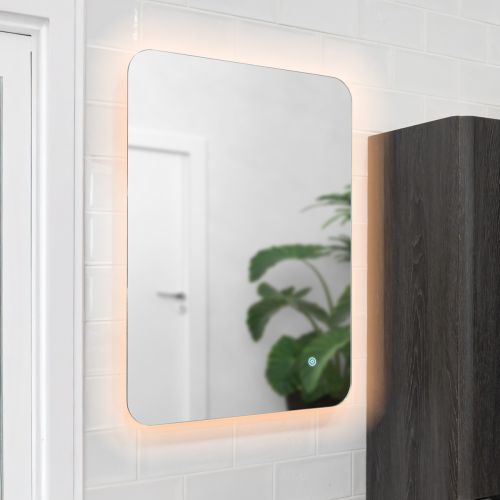 Solaris Battery Operated 700 x 500mm LED Mirror
