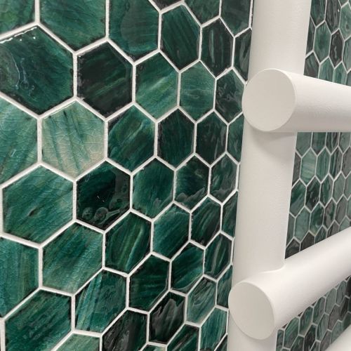 Mykonos Emerald 31.2 x 27cm Mosaic Sheet