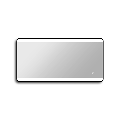 Noir Frosted Frame 1200mm x 600mm Backlit Mirror with Colour Change