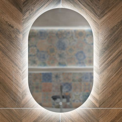 Tablet 800mm x 500mm LED Mirror with Colour Change