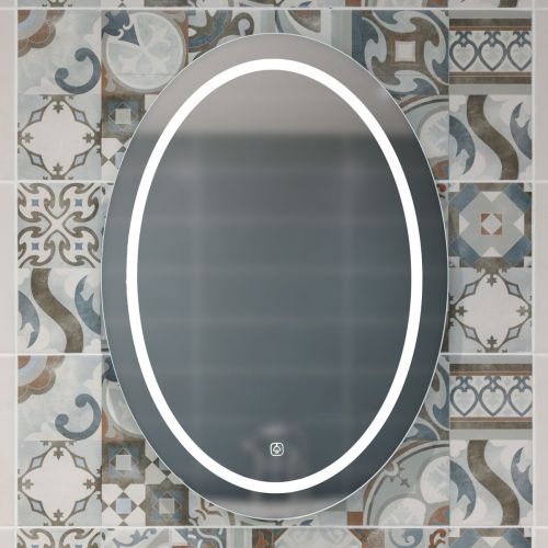 Bonita 1200mm x 600mm Oval LED Mirror with Colour Change