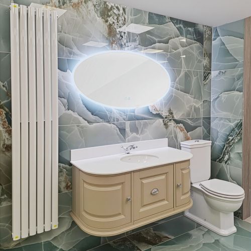 Bonita 1200mm x 600mm Oval LED Mirror with Colour Change