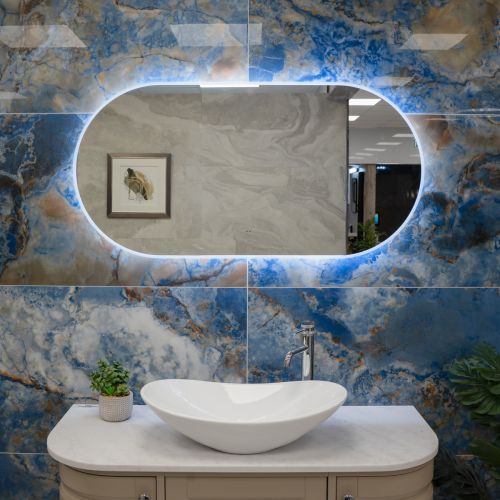 Tablet 800mm x 500mm LED Mirror with Colour Change