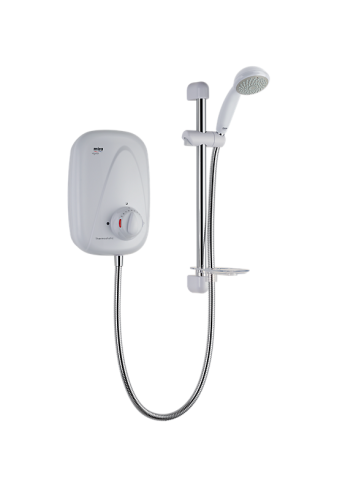 Mira Vigour Thermostatic Power Shower - White/Chrome (4312)
