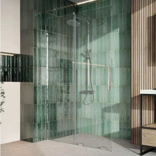 Kiimat 8motion 8mm Sliding Wetroom 1400mm x 2000mm - Chrome