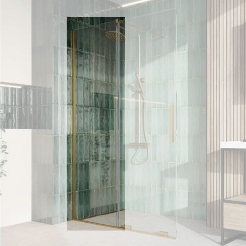 Kiimat 8motion 8mm Side Panel 700mm x 2000mm - Brass