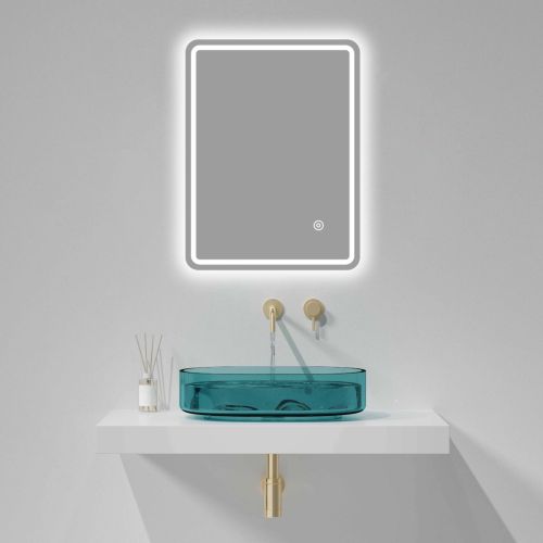 Lumen 700 x 500mm Bluetooth LED Mirror with Demister and Speakers