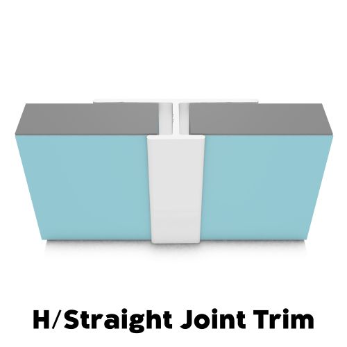 Type 16 H/Straight Joint Trim - White (7398)