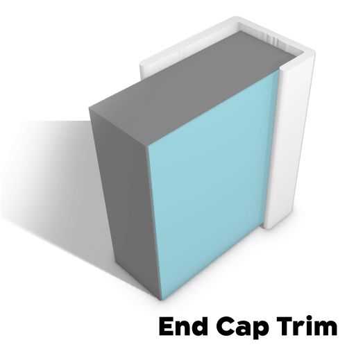 Type 14 End Cap Trim - White (7397)