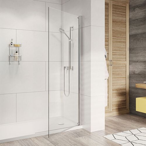 Roman Innov8 400mm Pivoting Wetroom Panel - Chrome (22096)