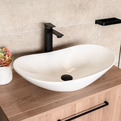 Hudson Reed 615mm Basin Vessel - White