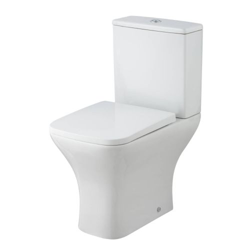 Nuie Ava Rimless Close Coupled Toilet & Soft Close Seat