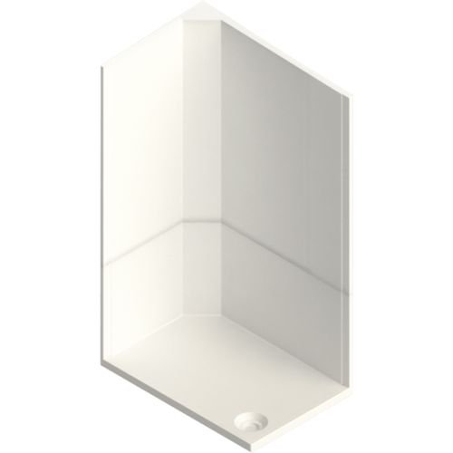Neptune 1200 x 900mm Rectangular Shower Pod - Porcelain White RH (2711)
