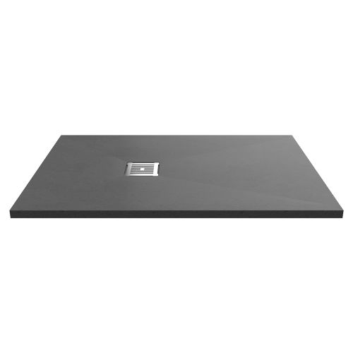 Nuie Pearlstone 1200 x 800mm Slate Rectangular Shower Tray - Grey (16357)