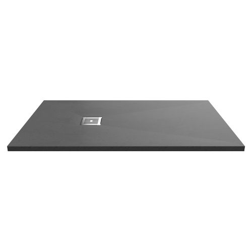 Nuie Pearlstone 1400 x 800mm Slate Rectangular Shower Tray - Grey (16363)