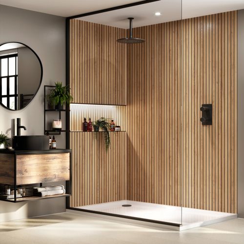 Multipanel Nature Collection Brown Cuneo Oak 598mm Tongue & Groove Panel (20997)