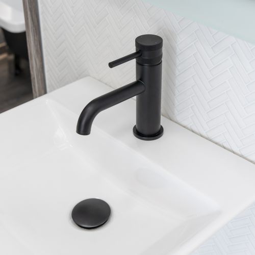 Eliseo Ricci Exclusiv Mono Basin Mixer - Black (12987)