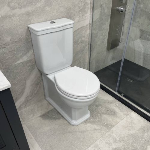 Olympia Impero Close Coupled Fully Back to Wall Toilet & Soft Close Seat (5887)