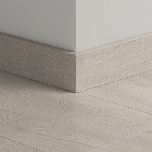 Pergo Vinyl Matching Skirting - Glomma Pro White Scottish Oak - 2400mm x 58mm x 12mm - Sold Per Length  (21083)