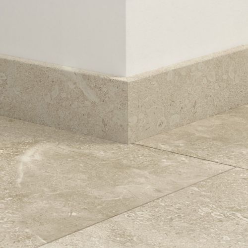 Pergo Vinyl Matching Skirting - Viskan Grey Marble - 2400mm x 58mm x 12mm - Sold Per Length  (21075)