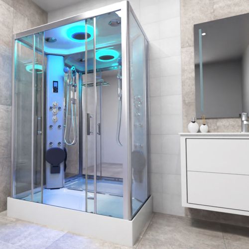 Insignia Premium 1400 x 900mm Twin Shower Cabin - Chrome (15552)