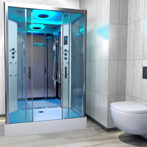 Insignia Premium 1400 x 900mm Twin Shower Cabin - Chrome (15552)