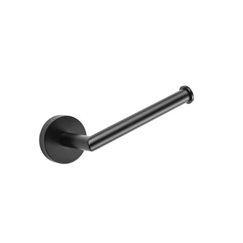 Croydex Flexi Fix Epsom Toilet Roll Holder - Matt Black (12848)