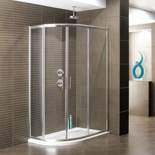 Kiimat Six 1200 x 900mm Offset Quadrant Shower Enclosure (10554)