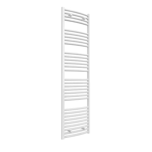 Cutout of Reina Diva White Curved Radiator