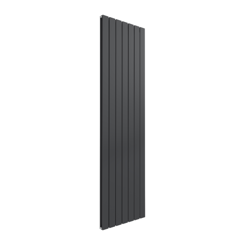 Reina Flat Vertical Double Designer Radiator 1800 x 514mm - Anthracite