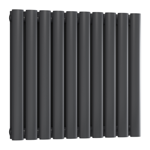 Reina Neva Horizontal Double Designer Radiator 550 x 590mm - Anthracite