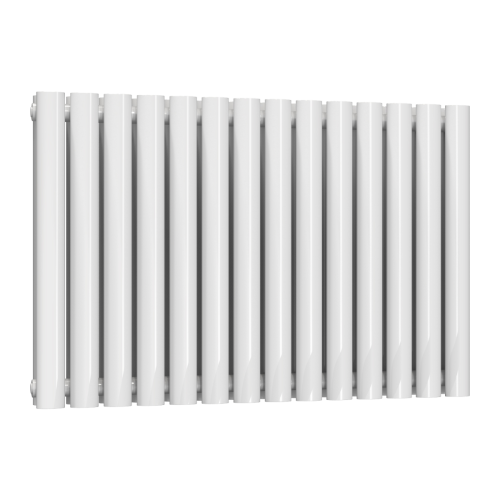Reina Neva Horizontal Double Designer Radiator 550 x 826mm - White