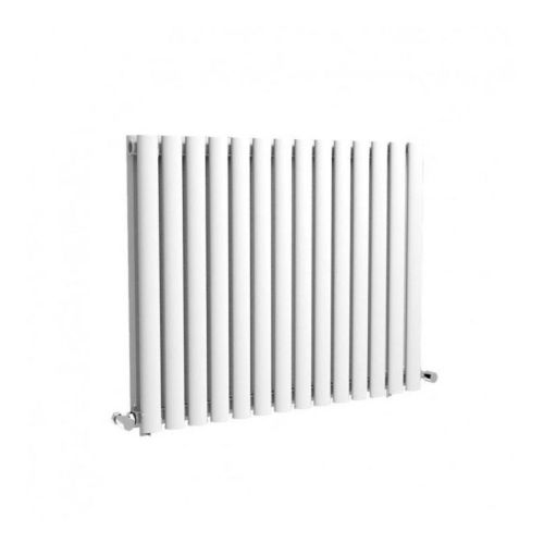 Reina Neva Horizontal 550 x 1003mm Double Panel Designer Radiator - White (6051)