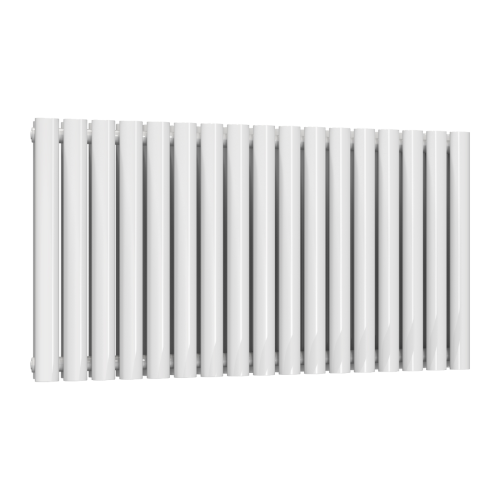 Reina Neva Horizontal Double Designer Radiator 550 x 1003mm - White