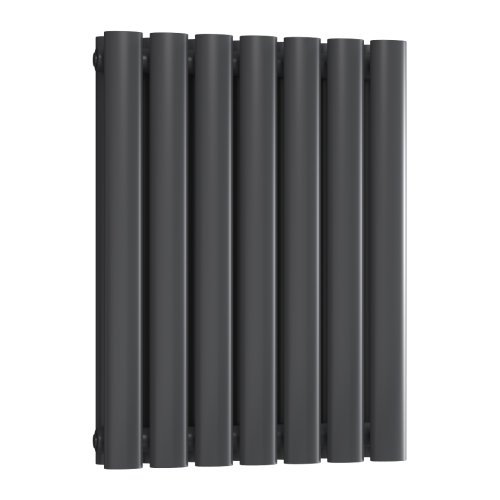Reina Neva Horizontal Double Designer Radiator 550 x 413mm - Anthracite