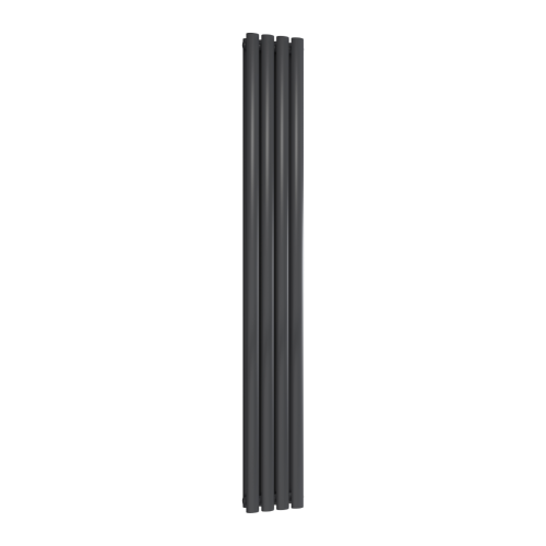 Reina Neva Vertical Double Designer Radiator 1800 x 236mm - Anthracite