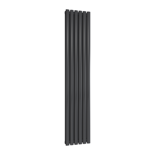 Reina Neva Vertical Double Designer Radiator 1800 x 354mm - Anthracite